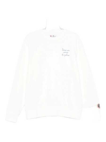 Pulovere Mc2 Saint Barth MC2 Saint Barth Soho Crewneck Sweatshirt WHITE Barbati (BM 19405068) 1