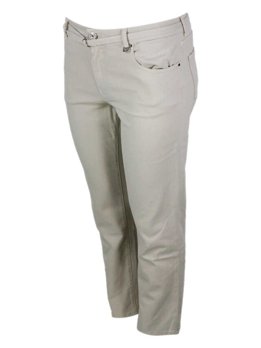 Pantaloni casual TRAMAROSSA Tramarossa Trousers Beige Femei (BM 19405077) 2
