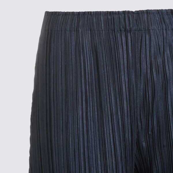 Pantaloni casual PLEATS PLEASE ISSEY MIYAKE Pleats Please Issey Miyake Navy Pants BLUE Femei (BM 19405236) 3