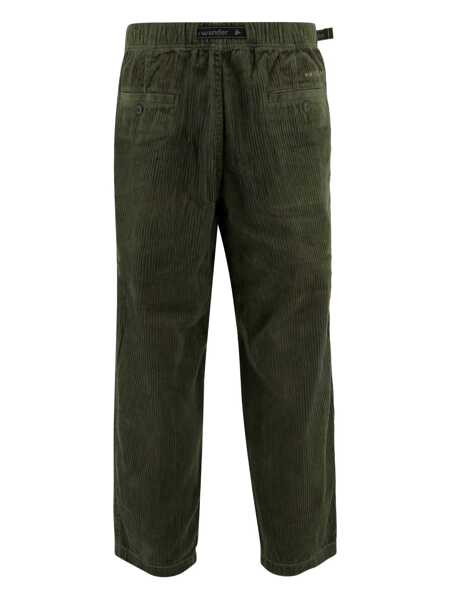 Pantaloni AND WANDER And Wander Trousers GREEN Barbati (BM 19405254) 2