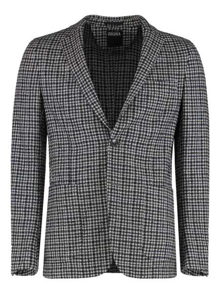 Sacouri ZEGNA Zegna Blazer In A Wool Blend MULTICOLOR Barbati (BM 19405284) 1