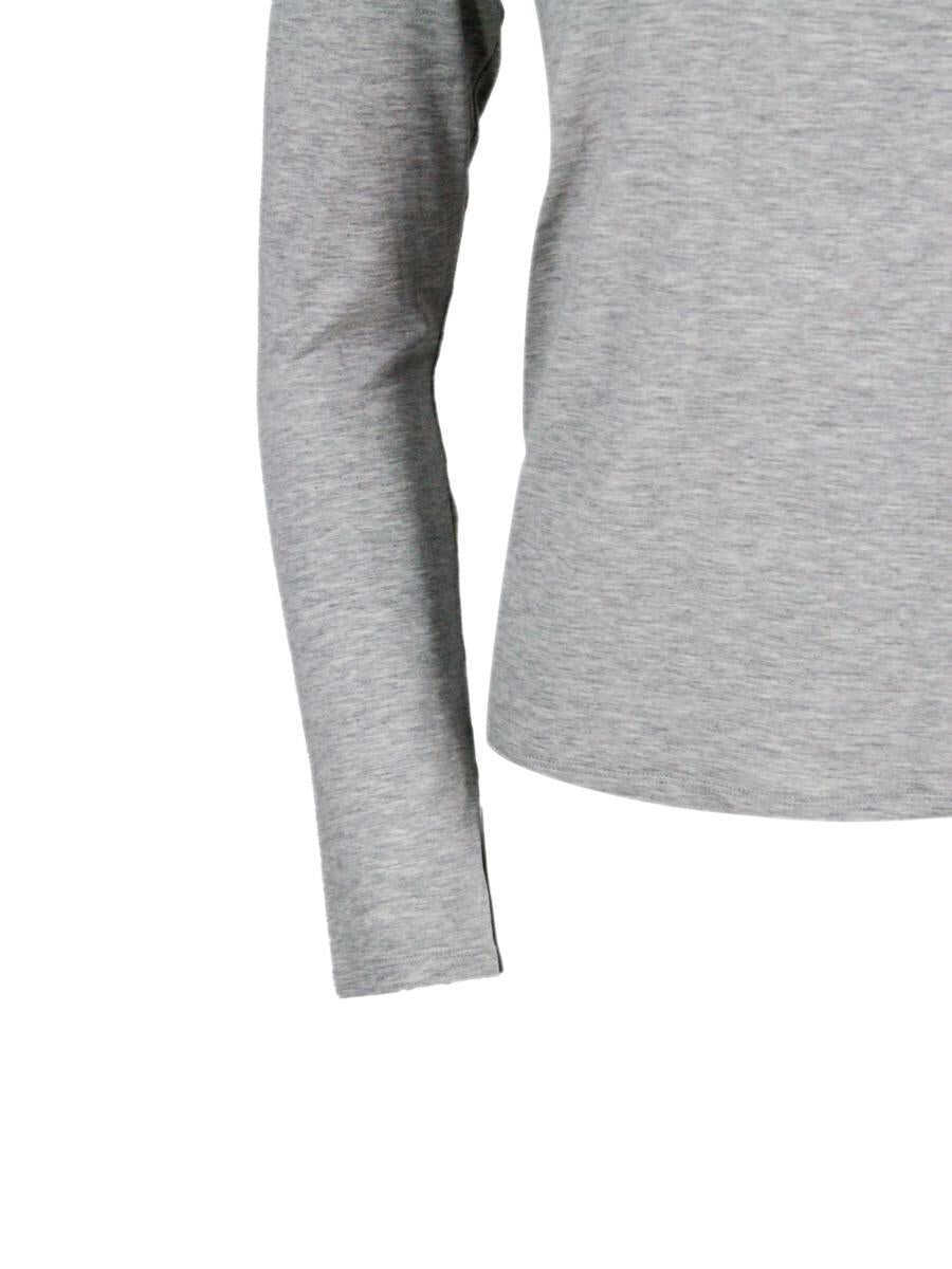 Topuri ANTONELLI Antonelli Florence T-Shirts And Polos GREY Femei (BM 19405320) 4
