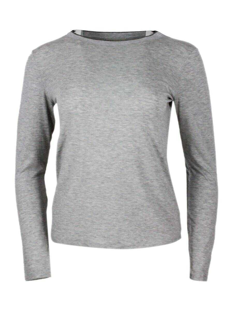 Topuri ANTONELLI Antonelli Florence T-Shirts And Polos GREY Femei (BM 19405320) 1
