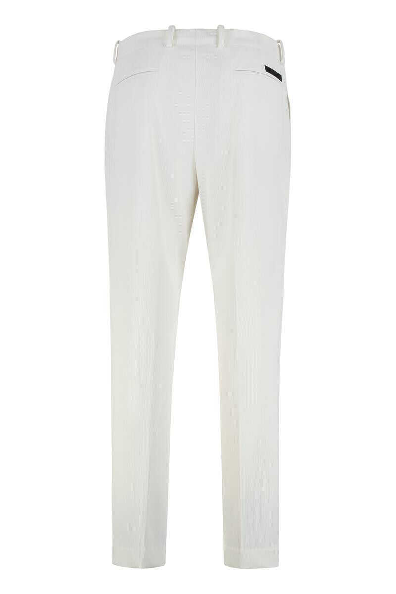 Pantaloni Rrd RRD Pants Week End In Corduroy WHITE Barbati (BM 19405515) 2