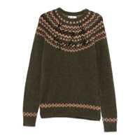Pulovere MC2 Saint Barth 'Heron Nordic Alpaca' Green Sweater Barbati