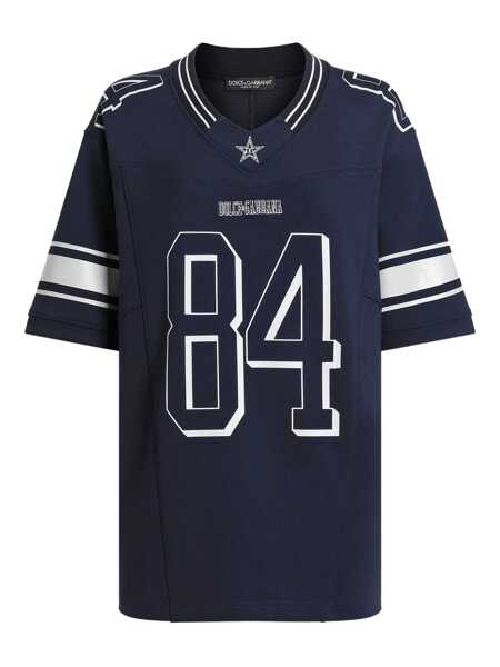 Topuri Dolce & Gabbana Dolce & Gabbana T-Shirts And Polos BLUE Femei (BM 19406154) 1