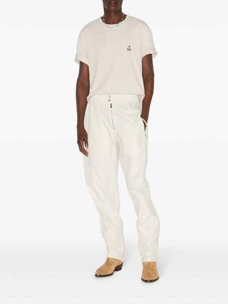 Tricouri Isabel Marant Isabel Marant Embroidered T-Shirt WHITE Barbati (BM 19406400) 2