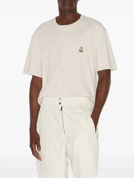 Tricouri Isabel Marant Isabel Marant Embroidered T-Shirt WHITE Barbati (BM 19406400) 3