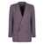 Gucci Gucci Double-Breasted Wool Blazer PURPLE