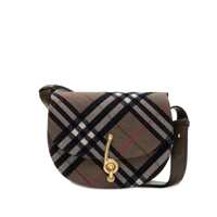 Genti de umar Burberry Small Bridle Check Jacquard Bag Femei