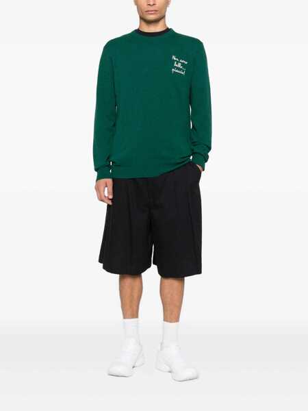 Pulovere Mc2 Saint Barth MC2 Saint Barth Green Crew Neck Heron Light Embry GREEN Barbati (BM 19406958) 2