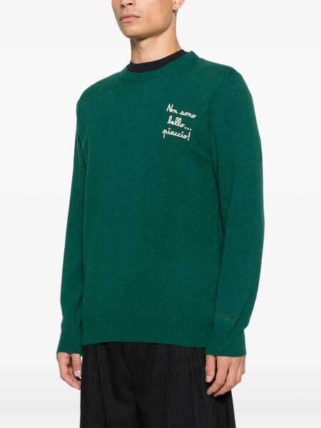 Pulovere Mc2 Saint Barth MC2 Saint Barth Green Crew Neck Heron Light Embry GREEN Barbati (BM 19406958) 3