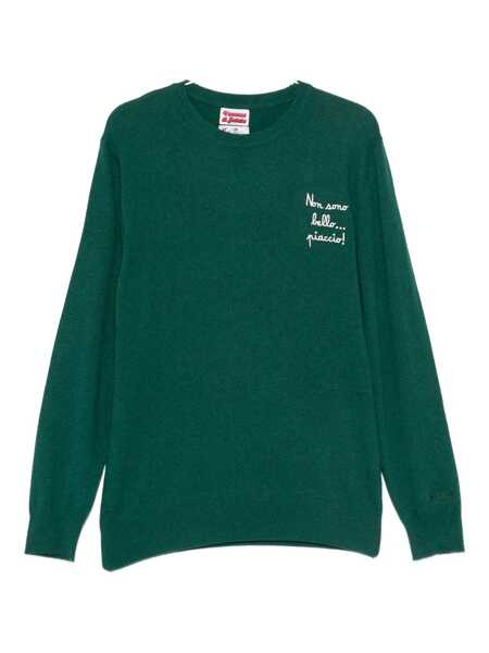 Pulovere Mc2 Saint Barth MC2 Saint Barth Green Crew Neck Heron Light Embry GREEN Barbati (BM 19406958) 1
