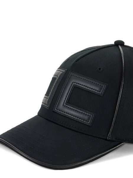 Sepci Elisabetta Franchi Elisabetta Franchi Baseball Cap In Gabardine Black Femei (BM 19406976) 2