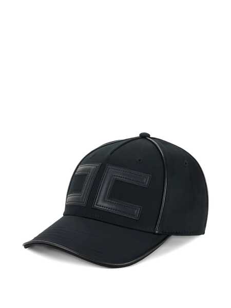 Sepci Elisabetta Franchi Elisabetta Franchi Baseball Cap In Gabardine Black Femei (BM 19406976) 1