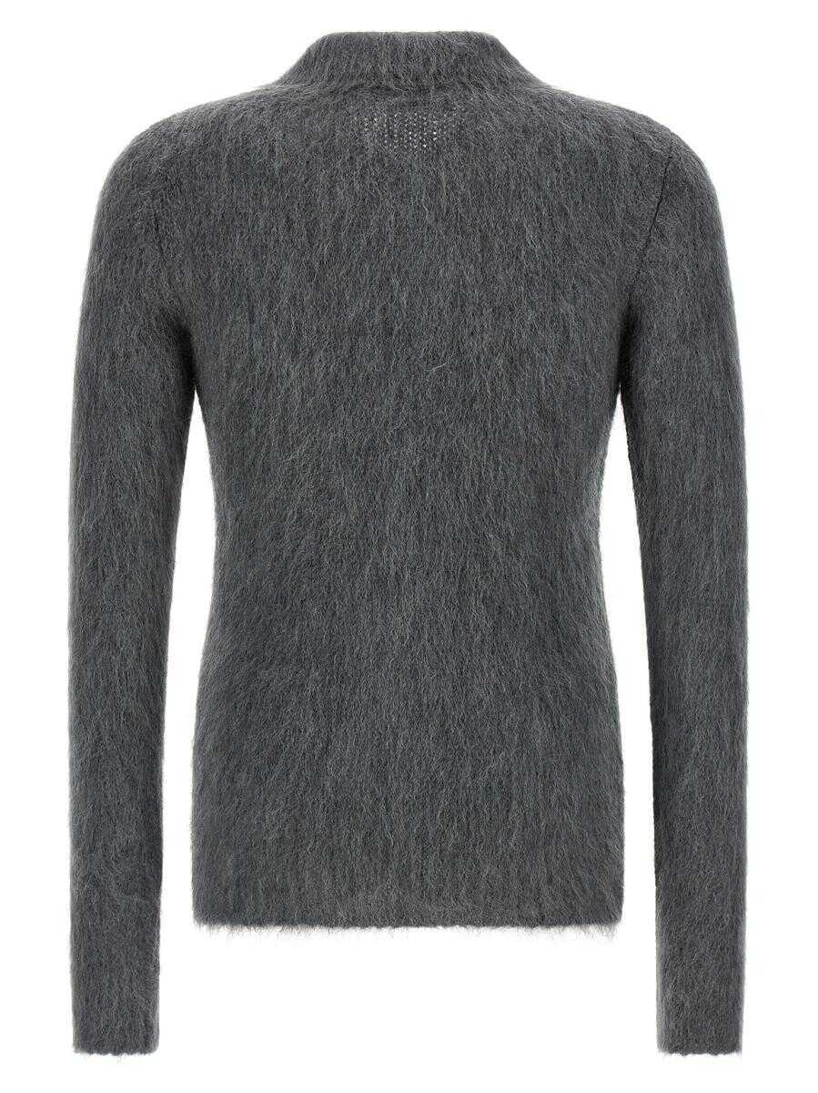 Cardigane Gucci Gucci Mohair Wool Cardigan GRAY Barbati (BM 19406985) 2