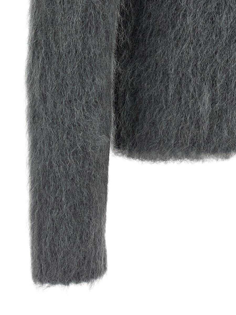 Cardigane Gucci Gucci Mohair Wool Cardigan GRAY Barbati (BM 19406985) 4