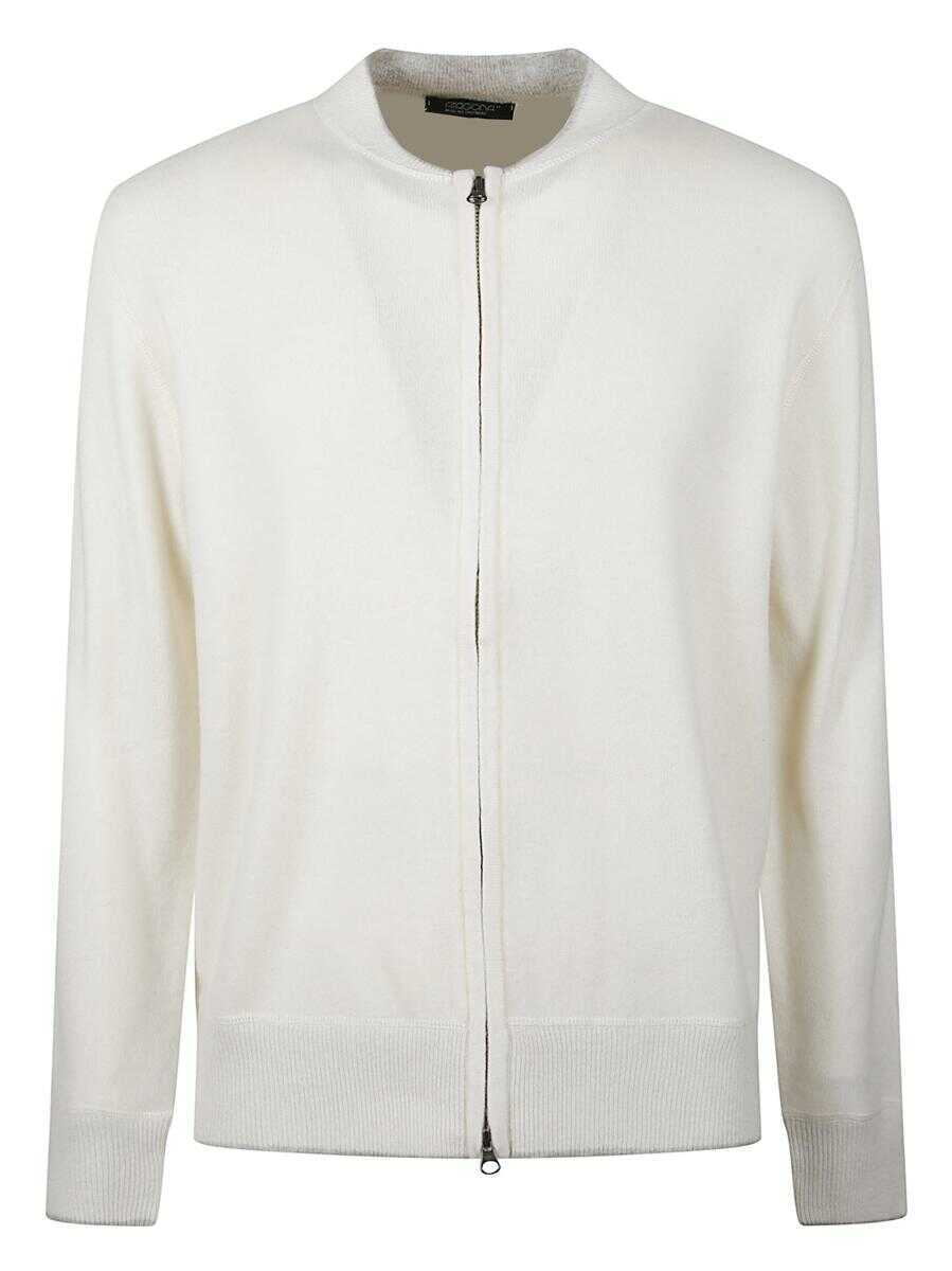 Pulovere ARAGONA Aragona Sweater WHITE Barbati (BM 19407057) 1