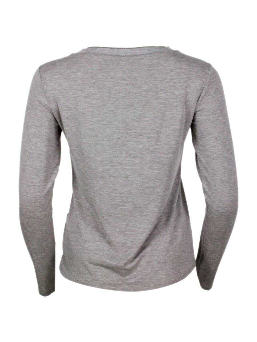 Topuri ANTONELLI Antonelli Florence T-Shirts And Polos Grey Femei (BM 19407162) 3