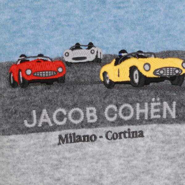 Pulovere Jacob Cohen Jacob Cohen Grey And Blue Wool Knitwear RED Barbati (BM 19407183) 3
