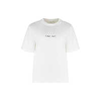 Tricouri Victoria Beckham T-Shirt In Cotton With Print Femei