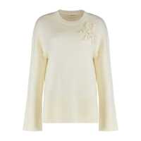 Pulovere P.A.R.O.S.H. Sweater With A Round Neck In Wool And Cashmere Femei