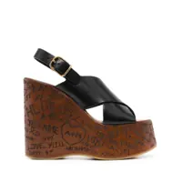 Pantofi cu toc Chloé Maxime Wedge Sandals Femei