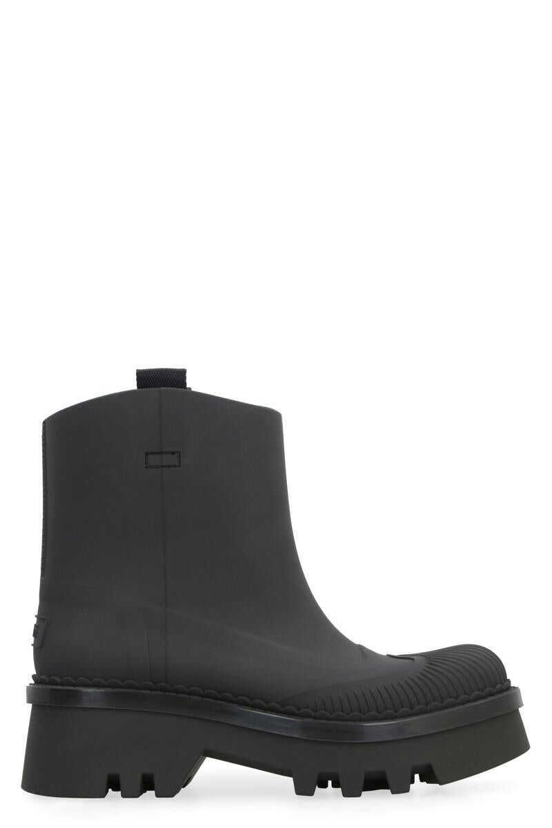 Bocanci Chloe Chlo Raina Rubber Rain Boots Black Femei (BM 19408476) 1