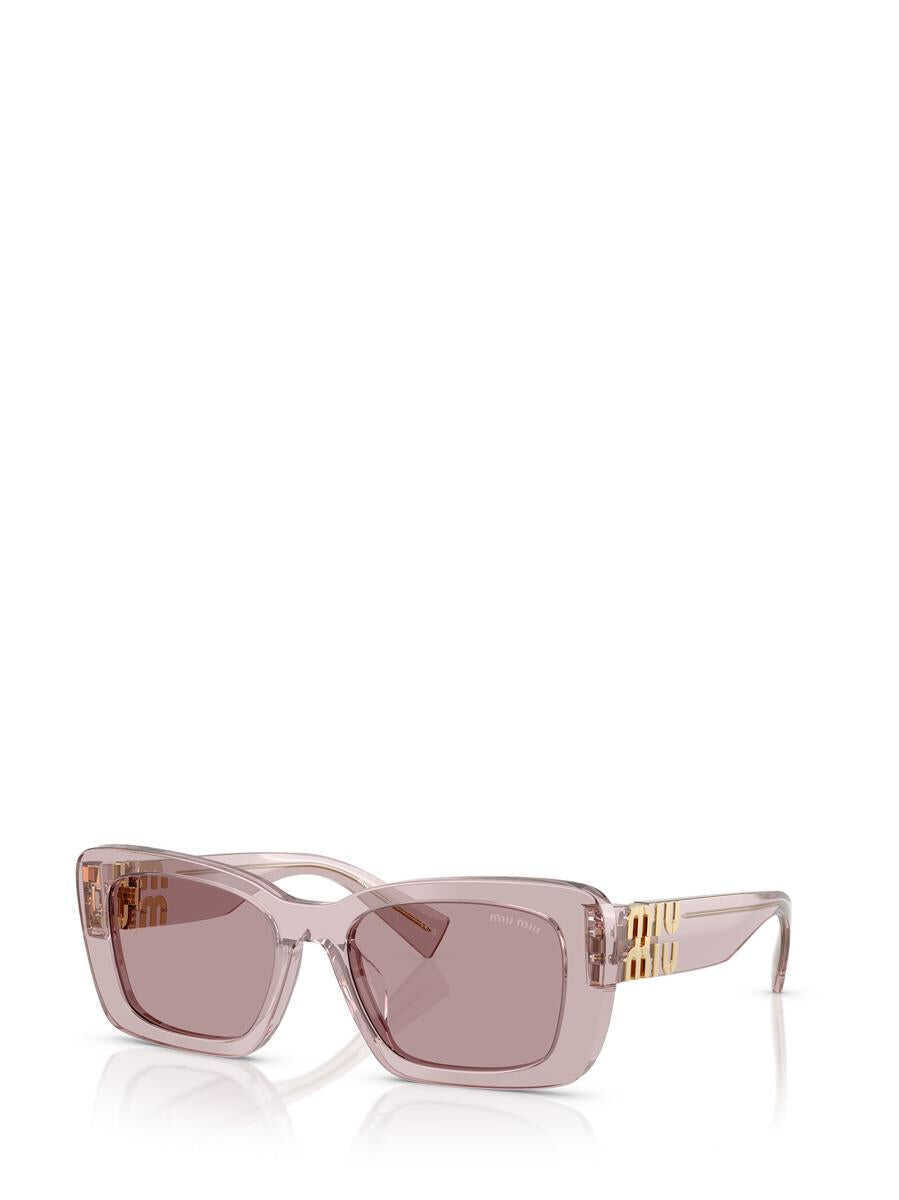 Ochelari de soare MIU MIU EYEWEAR Miu Miu Eyewear Sunglasses TRANSPARENT MAUVE Femei (BM 19408770) 2