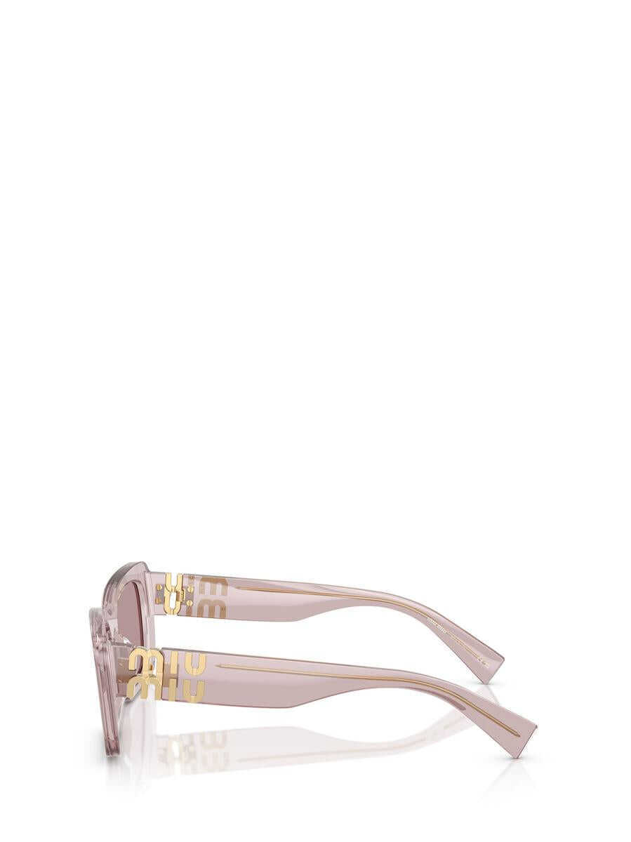 Ochelari de soare MIU MIU EYEWEAR Miu Miu Eyewear Sunglasses TRANSPARENT MAUVE Femei (BM 19408770) 3