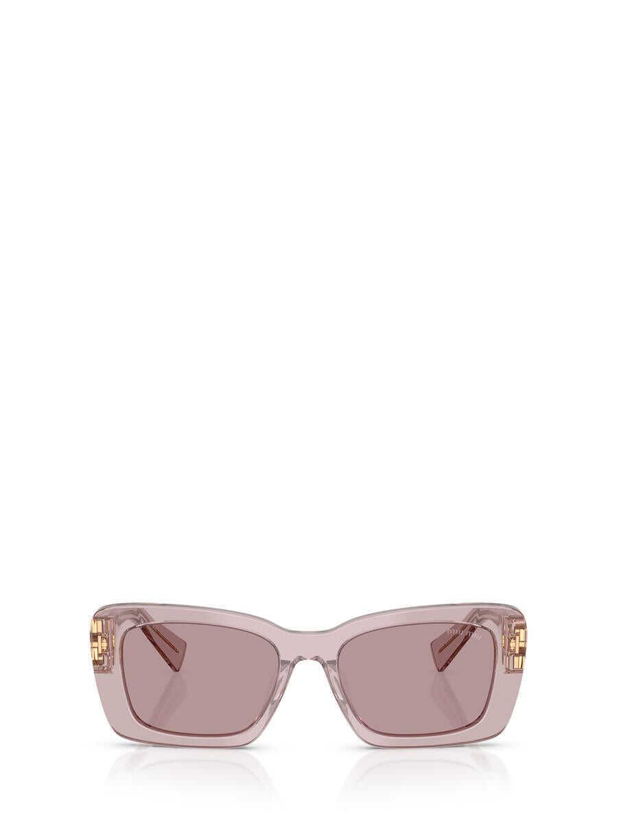 Ochelari de soare MIU MIU EYEWEAR Miu Miu Eyewear Sunglasses TRANSPARENT MAUVE Femei (BM 19408770) 1