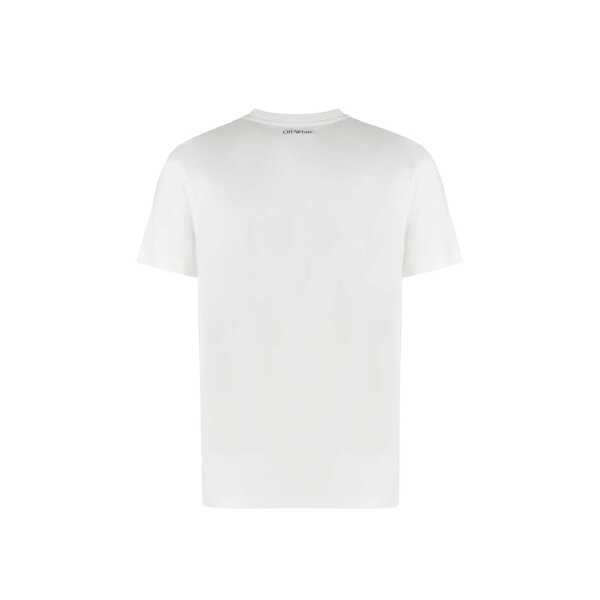 Tricouri Off-White Off-White Logo T-shirt White Barbati (BM 19408881) 2