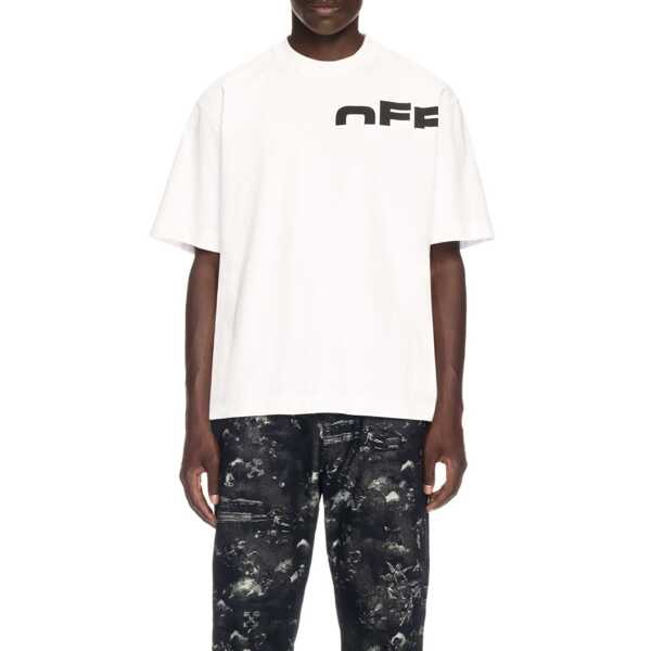 Tricouri Off-White Off-White Logo T-shirt White Barbati (BM 19408893) 2