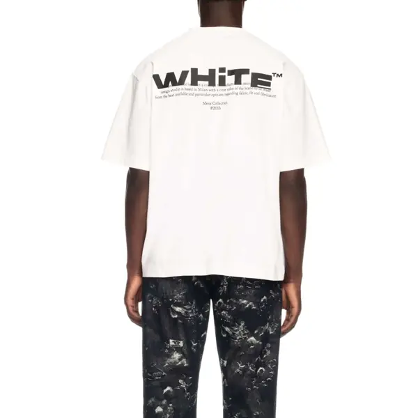 Tricouri Off-White Off-White Logo T-shirt White Barbati (BM 19408893) 3