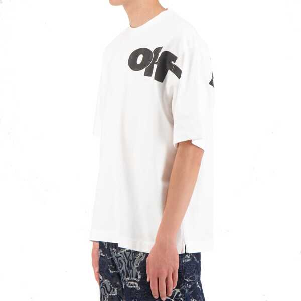 Tricouri Off-White Off-White Shared logo skate T-shirt White Barbati (BM 19408899) 2