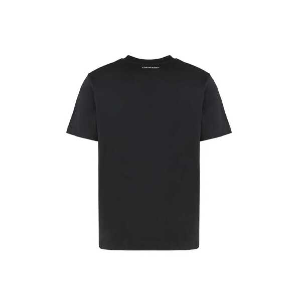 Tricouri Off-White Off-White Logo T-shirt Black Barbati (BM 19408911) 2
