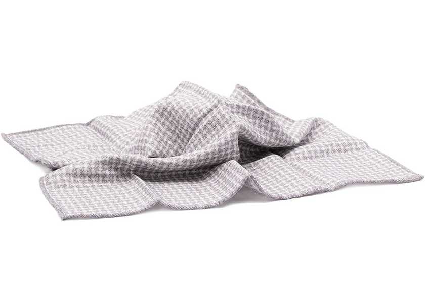 Esarfe Brunello Cucinelli Silk Pocket Square with woven design GRIGIO Barbati (BM 19408934) 1