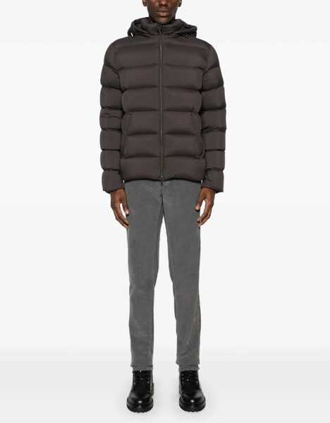 Geci de iarna Herno Hooded Bomber MARRONE SCURO Barbati (BM 19408940) 2