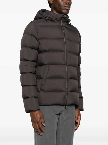 Geci de iarna Herno Hooded Bomber MARRONE SCURO Barbati (BM 19408940) 3