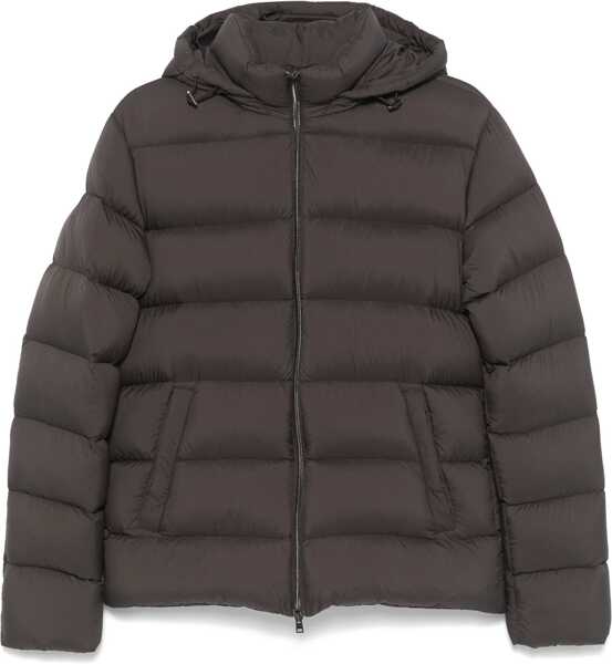 Geci de iarna Herno Hooded Bomber MARRONE SCURO Barbati (BM 19408940) 1