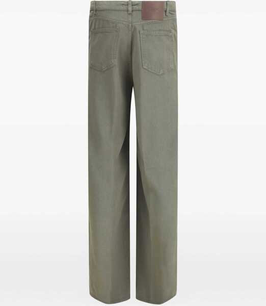 Blugi Cruna Five Pockets Jeans VERDE Femei (BM 19408958) 2