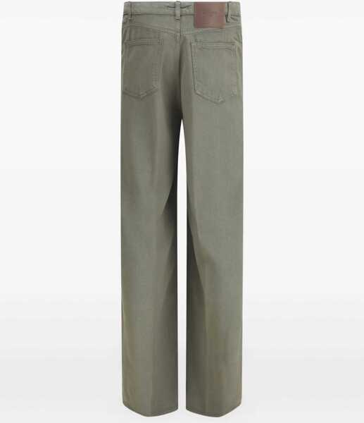 Blugi Cruna Five Pockets Jeans VERDE Femei (BM 19408958) 3