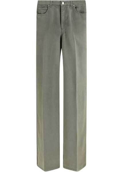 Blugi Cruna Five Pockets Jeans VERDE Femei (BM 19408958) 1