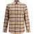 BRIONI Checked cotton Shirt ROYAL/BROWN