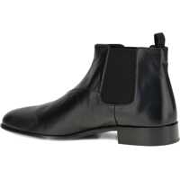 Bocanci casual Dama - Bocanci casual Prada Leather Ankle Boots NERO Femei (BM 19408979) - B-mall.ro