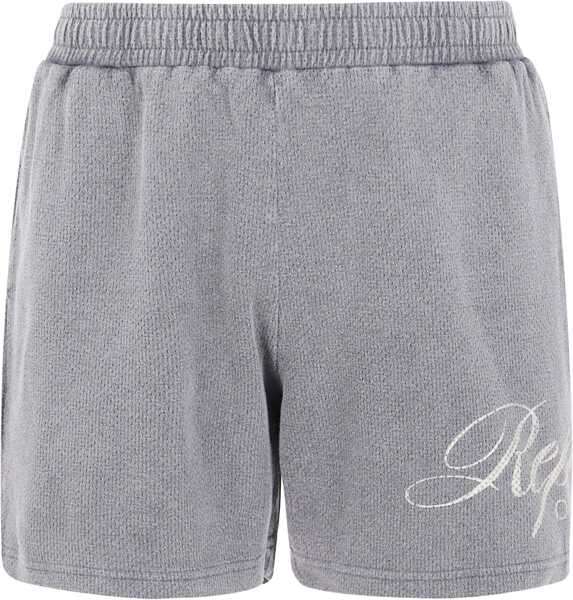 Pantaloni scurti REPRESENT Owners Club Script Mesh Shorts VINTAGE GREY Barbati (BM 19408997) 1