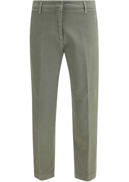 Pantaloni casual Cruna Daisy Pants VERDE Femei (BM 19409018) 1