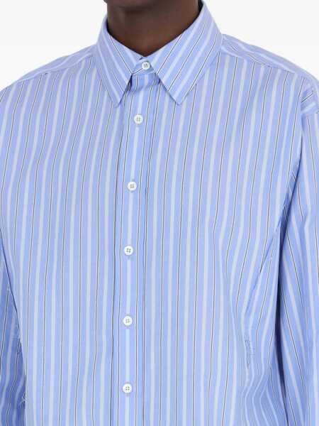 Camasi casual Maison Margiela Long-Sleeved Striped Shirt BLUE STRIPE Barbati (BM 19409024) 5