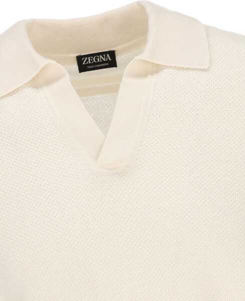 Tricouri Polo ZEGNA Cashmere Polo N01 Barbati (BM 19409072) 4