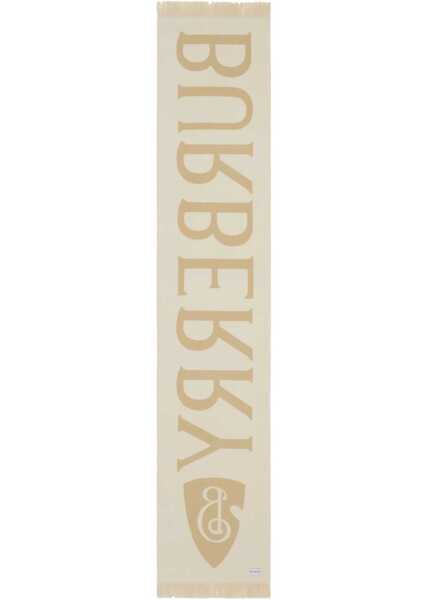 Esarfe Burberry Logo wool Scarf SAND Femei (BM 19409087) 2